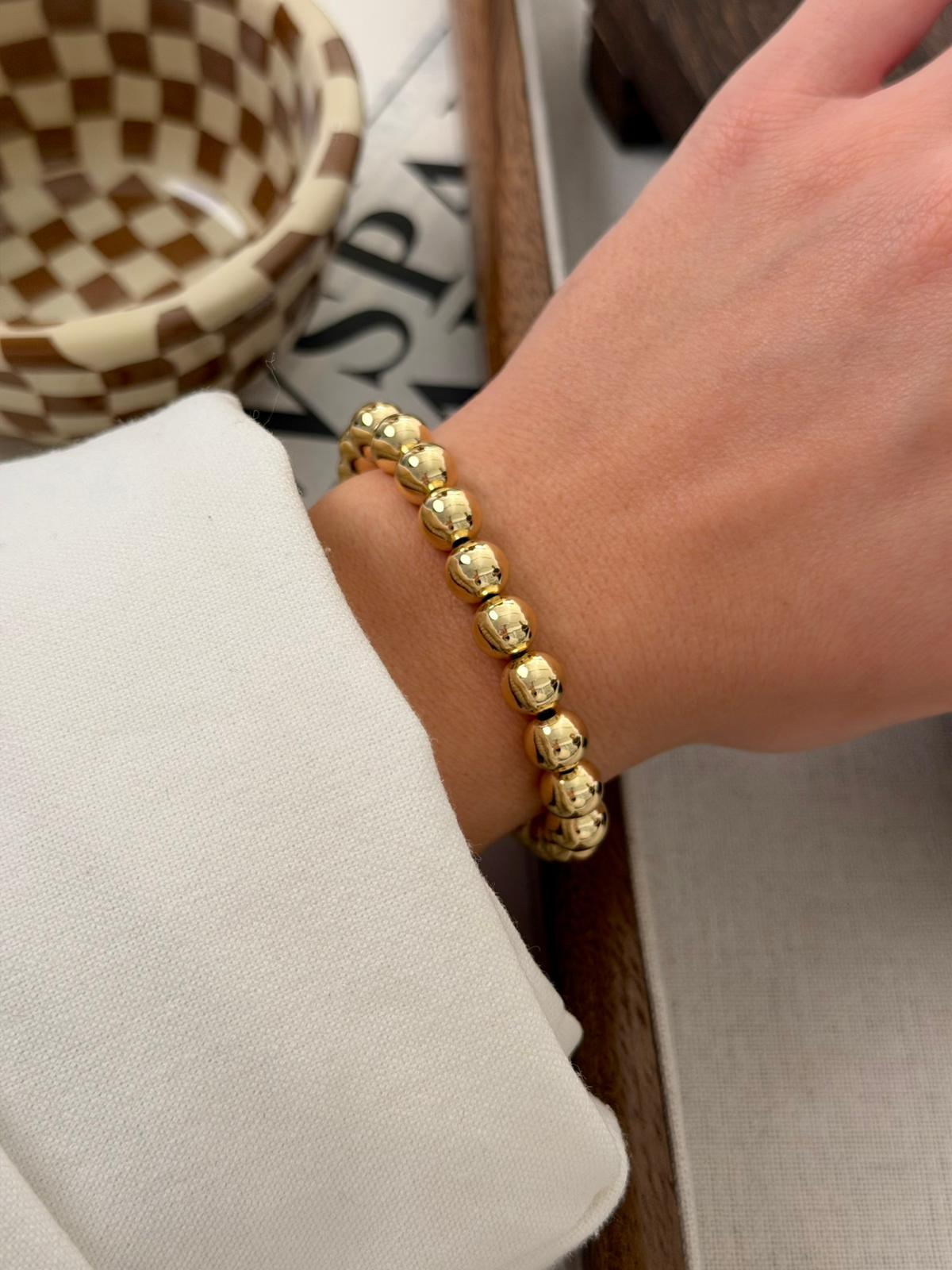 ɢᴏʟᴅ ᴘʟᴀᴛᴇᴅ ʙᴇᴀᴅ ʙʀᴀᴄᴇʟᴇᴛ