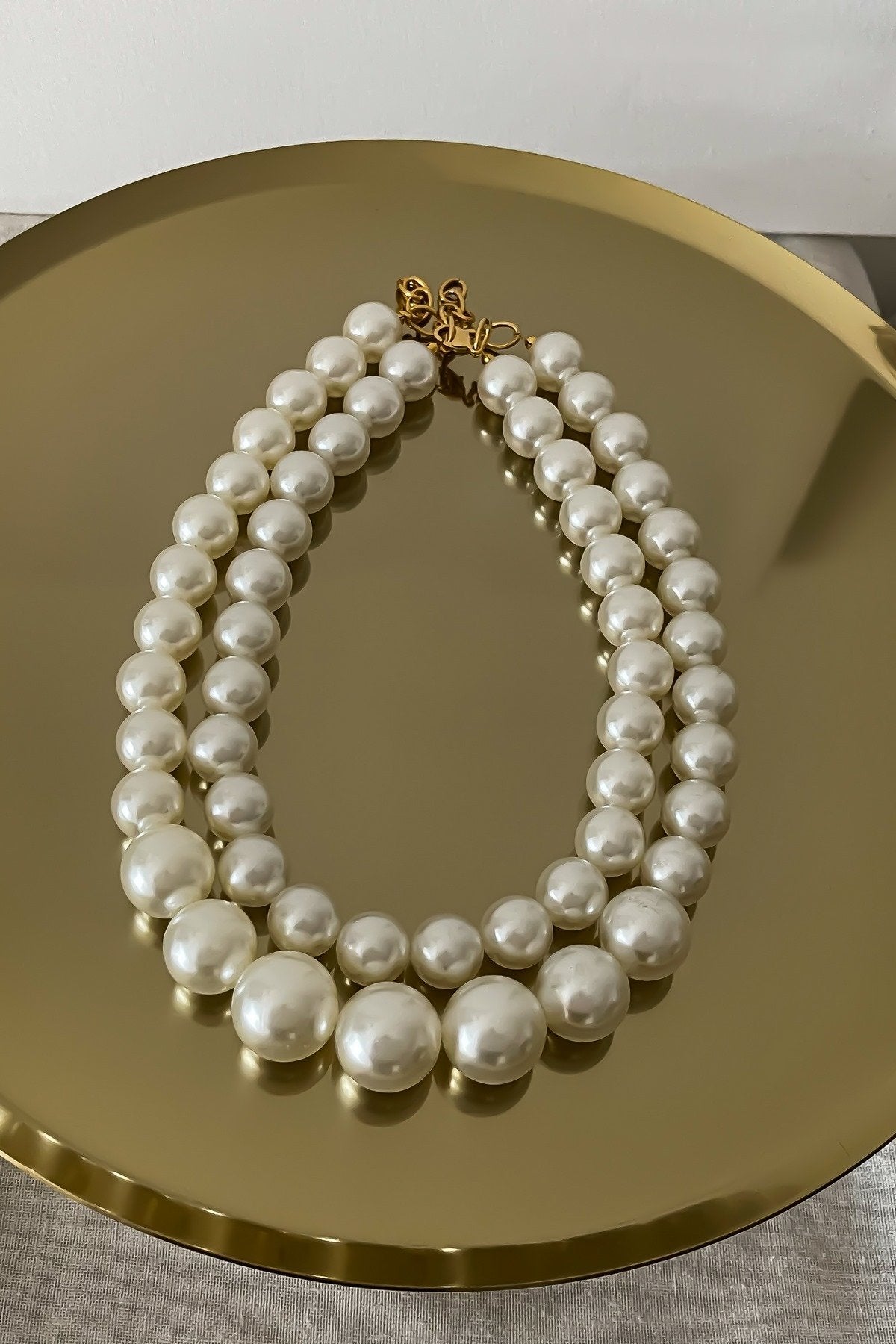 ʟᴀʀɢᴇ ᴀɴᴅ ꜱᴍᴀʟʟ ᴅᴏᴜʙʟᴇ ᴘᴇᴀʀʟ ɴᴇᴄᴋʟᴀᴄᴇ